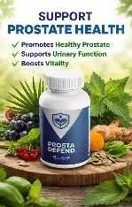 Prosta Defend supplement supporting men's prostate and urinary health